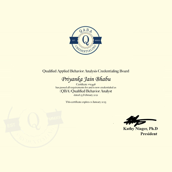 QBA Certification