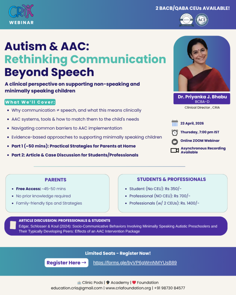 Autism & AAC: Rethinking Communication Beyond Speech Autism & AAC: Rethinking Communication Beyond Speech